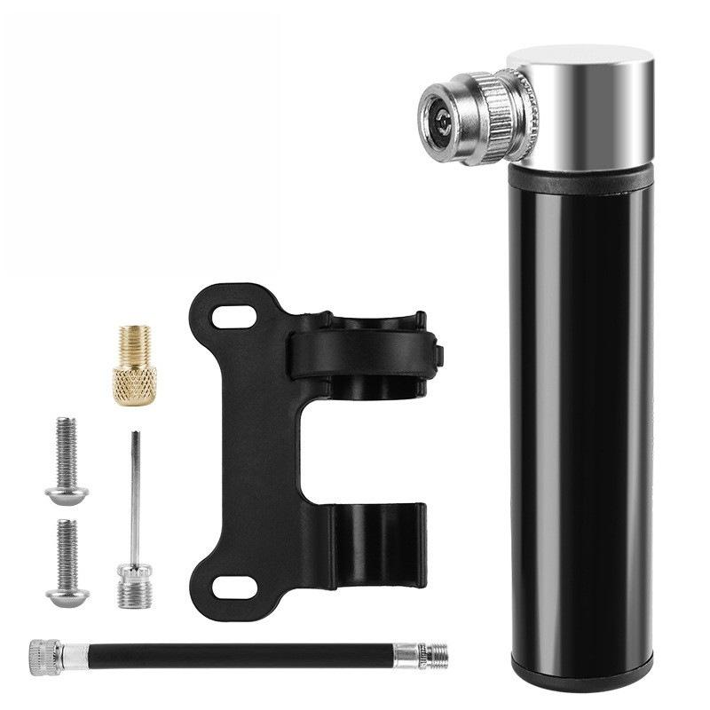 Aluminum Alloy Portable Mini Bike Pump Hand Air Inflator Lightweight Design for Fast Cycling Tire Inflation Outdoors