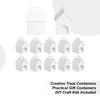 Blank Paper Gift Boxes Miniature Boxes Dog House Shaped Boxes Treat Gift Boxes  Home Decor