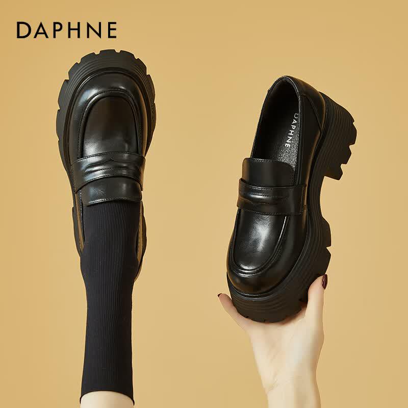 DAPHNE Women s Platform Loafer Shoes 36