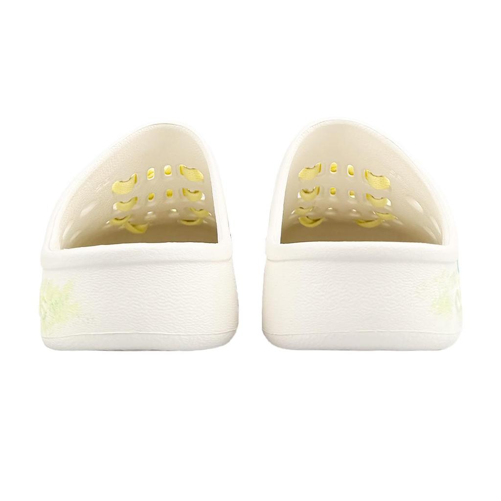 Adidas ADILETTE CLOGS Slip Resistant Closed Toe Slippers Unisex White Green Yellow JH9849(Team1311-ad)
