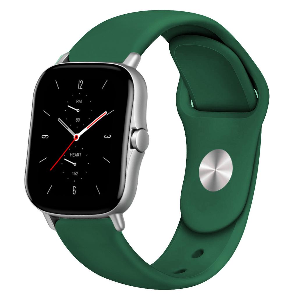 20mm/22mm Klockarmband För Amazfit GTS 4/3/2/2e/Mini/GTR 42mm/GTR 4/3 Pro Silikonarmband Amazfit helio/balance 2 bip 5 6 band