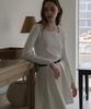 Laminez Square Neck T-Shirt - Ivory