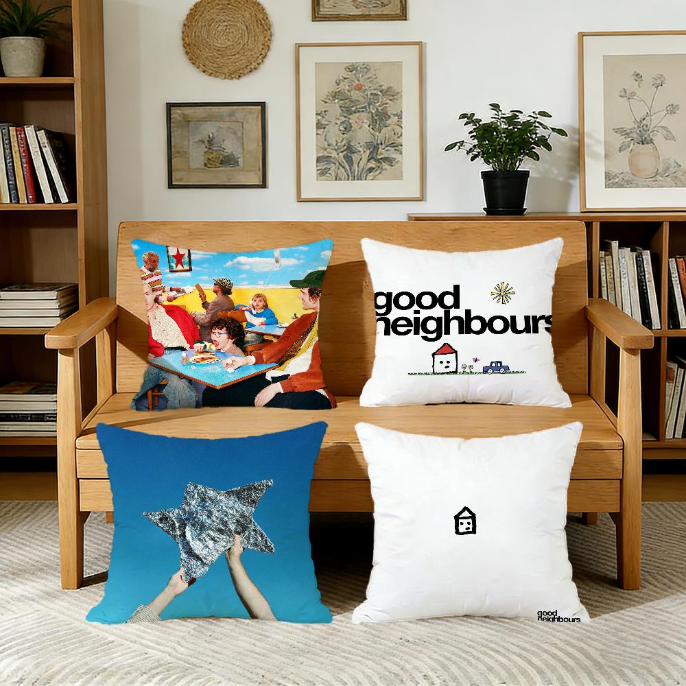 Good NNeighbours Cushion Cover For Pillow Printing Sofa Decoration Home Car Room Coffee Shop Office Nordic Simplicity