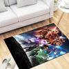 1pc Avengers Pattern Area Rug Soft Flannel Floor Mat for Living Room, Office, Bedroom and Carpet, Sofa Coffee Table Floor Mat
