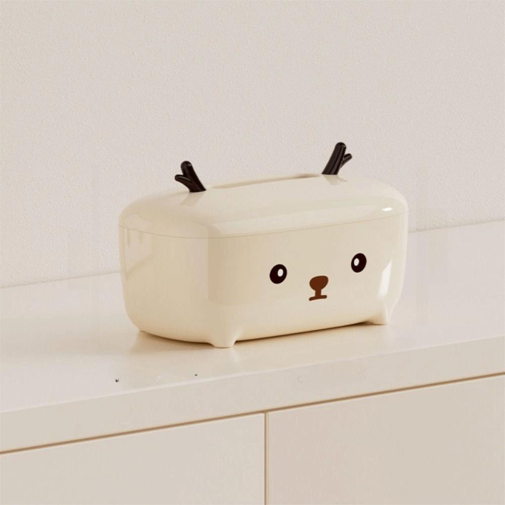 Cartoon Animal Shape Facial Tissue Dispenser Non-slip Paper Towel Holder  Kitchen Use