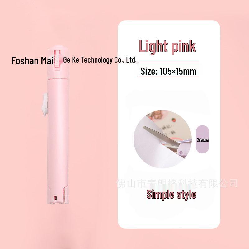2-in-1 Engraving Knife & Scissors for Students, Craft & Paper Carving Knife, Mini Scissors, Morandi Planner, Ceramic Carving Knife.