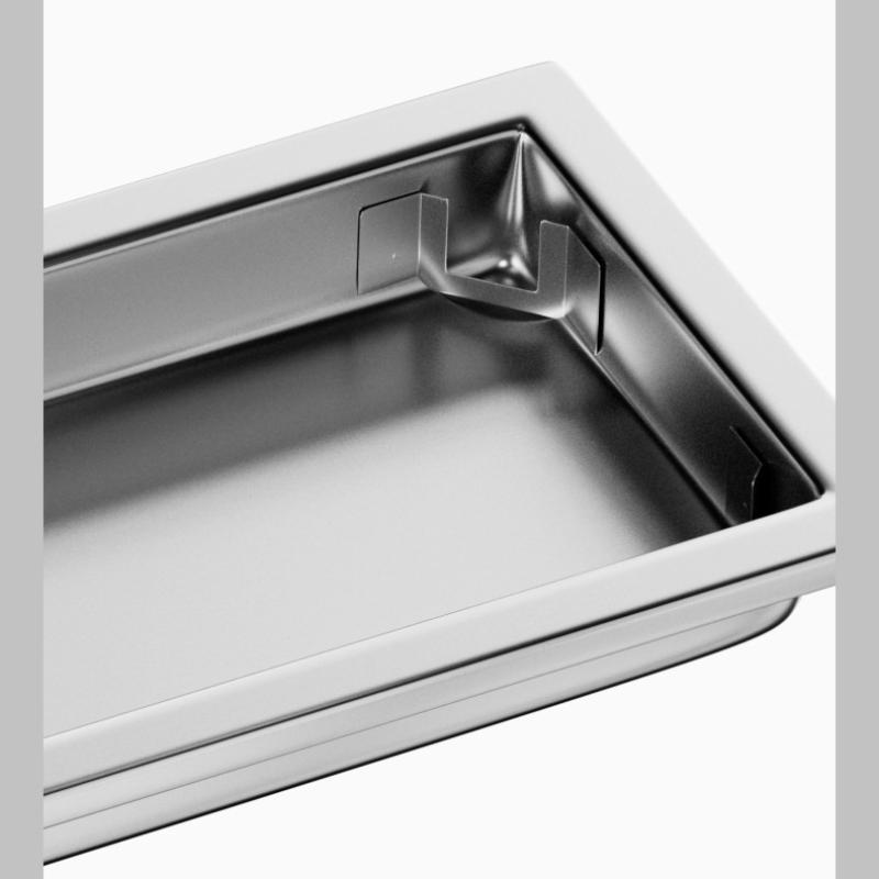 Invisible Tile Floor Drain Brshed Gold Black 304 Stainless Steel Lavatory Bathroom Shower Long Linear Drainage Side Floor Drains