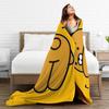 K-Kakaos F-Friends Hello! Ryan Flannel Blanket Funny Throw Blanket for Home Hotel Sofa 125*100cm Rug Piece,