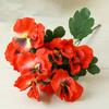 10 hlav Pansy Fake Flower DIY Craft červená/oranžová/fialová