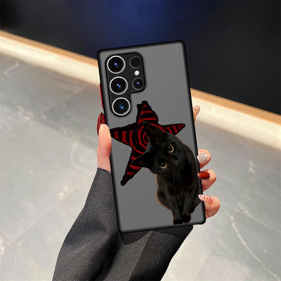 

Phone Cover Case for Samsung Galaxy Note 20 Ultra 10 S21 S26 S24 Plus S25 S23 FE S20 S22 Cute Cat Galaxy S23 Ultra
