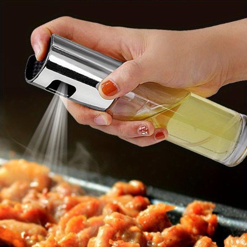 100ml Barbecue Spray Glas Ölkanne Küchenölsprühflasche Ölsprühdose