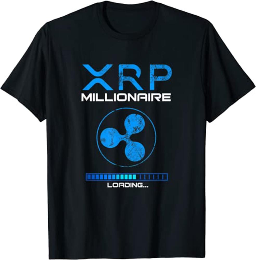 XRP Crypto MILLIONAIRE HODL Ripple Token to the Moon BULLRUN XRP Coin T-shirt Unisex T-Shirt XXXXL