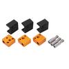 3 Sets 3D Printer Part Silicone Sock Aluminum Heater Block Stainless Steel Throat for MK7 MK8