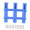 3 Tube Fishing Rod Holder Bracket Gift for Husband Lightweight Rack Poles Rest Ship