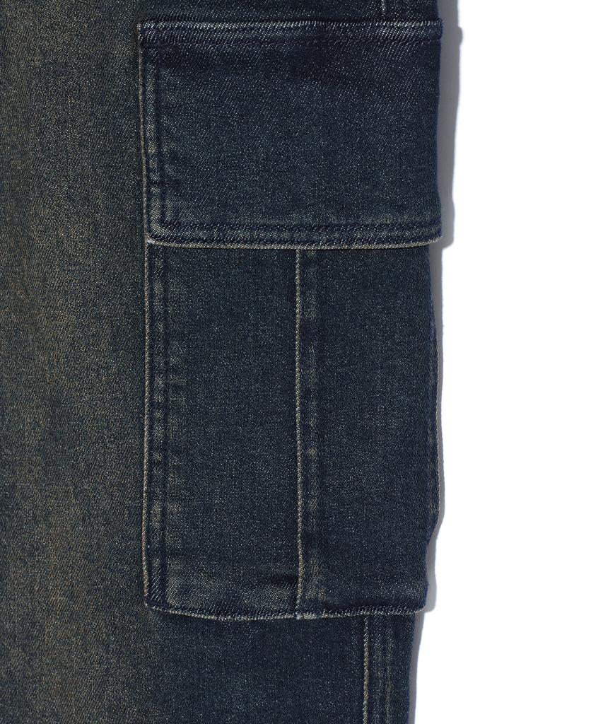 DISTN9NE Wide Cargo Denim Pants Indigo (Lp1Du106-063)