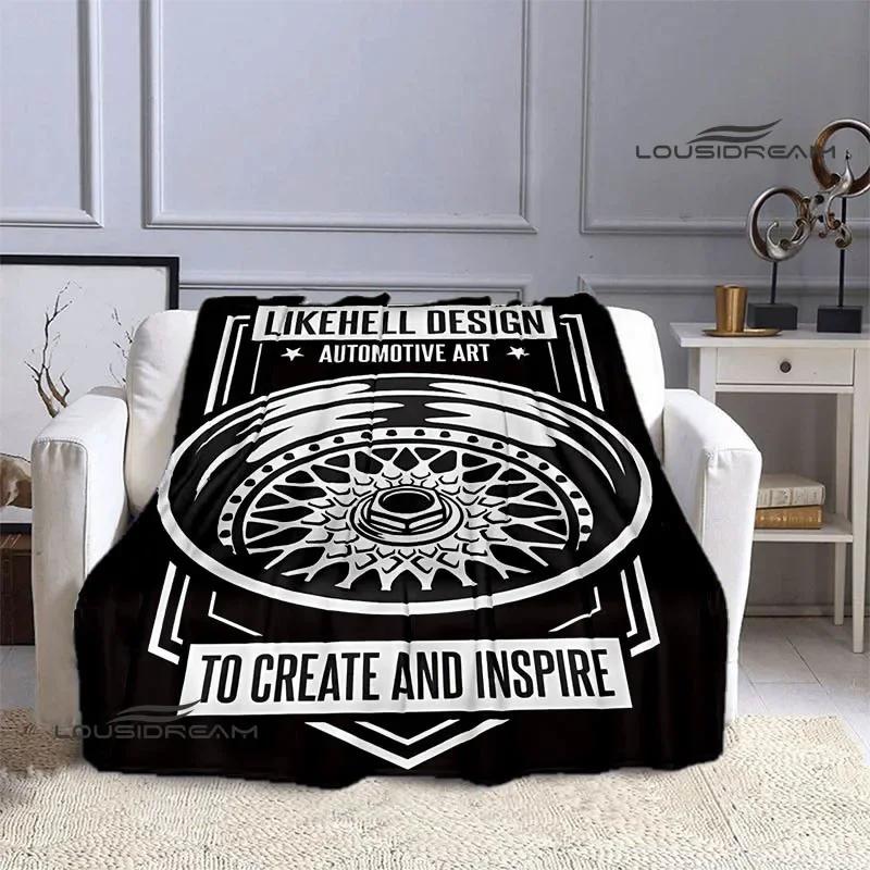 BBS Racer Printed Blanket Fashion Home Decor Flannel Soft and Comfortable Blanket Home Travel Essentials for Birthday Gift