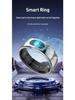 QRING R08 Smart Ring: Wodoodporny z monitorowaniem tlenu we krwi, snu, tętna, alertami o wiadomościach, sterowaniem gestami.