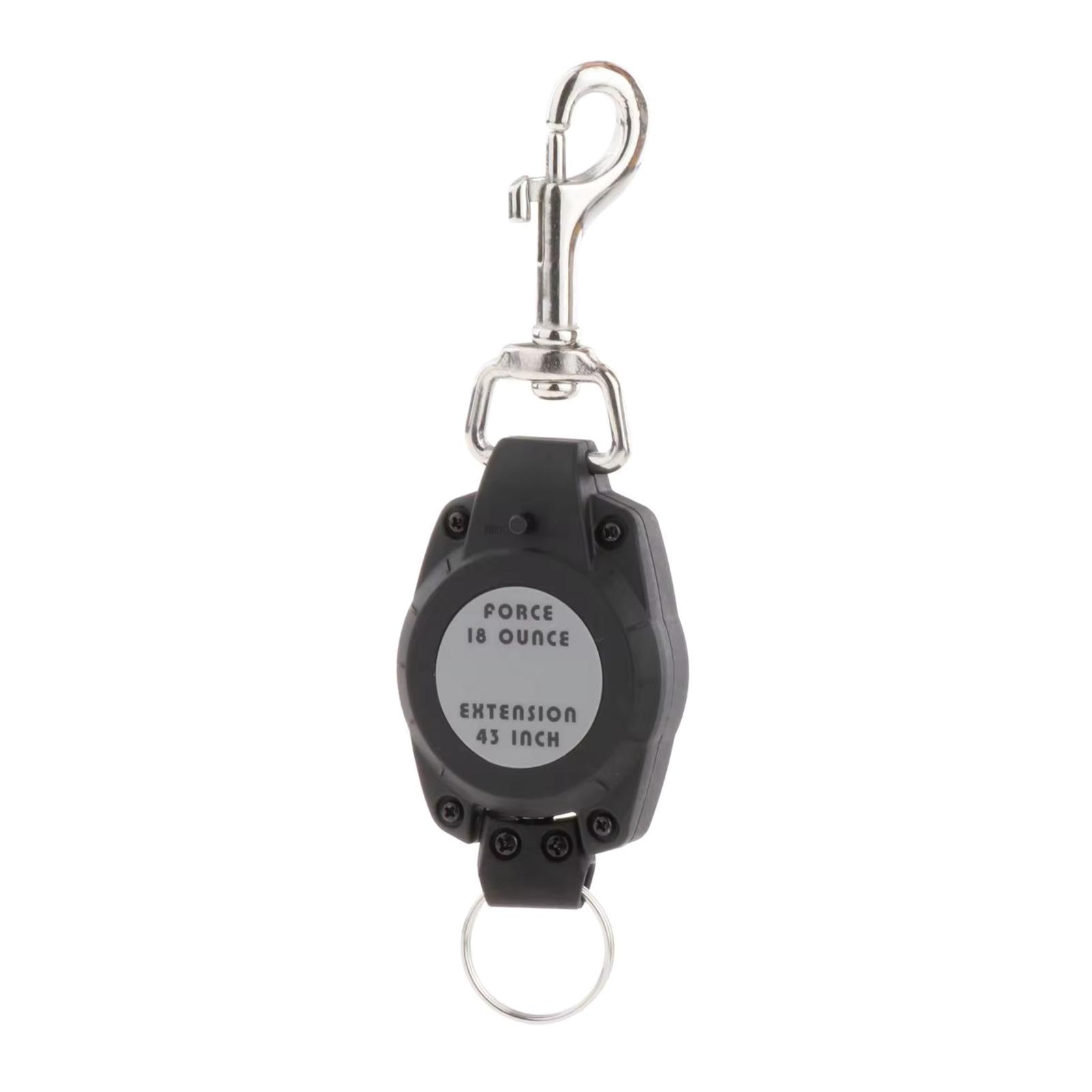 

Scuba Gear Retractor Dive Gear Retractable Tether Scuba Retractor Clip for Diving Spearfishing Swimming Easy to Use B