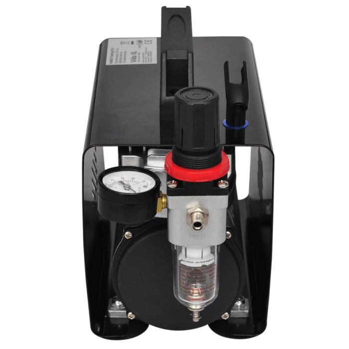 VidaXL Kit de compresseur d'aérographe avec 3 pistolets