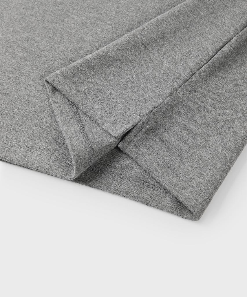 PANICALE Grey Soft P-Logo Polo Shirt
