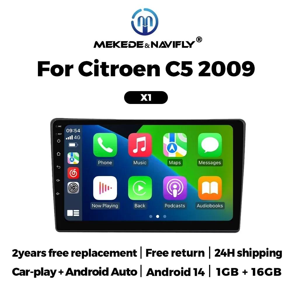 

9 2DIN Audio Car Radio Multimedia Video Player for Citroen C5 2008 2009 2010 -2017 Wireless Carplay Android Auto GPS Autoradio