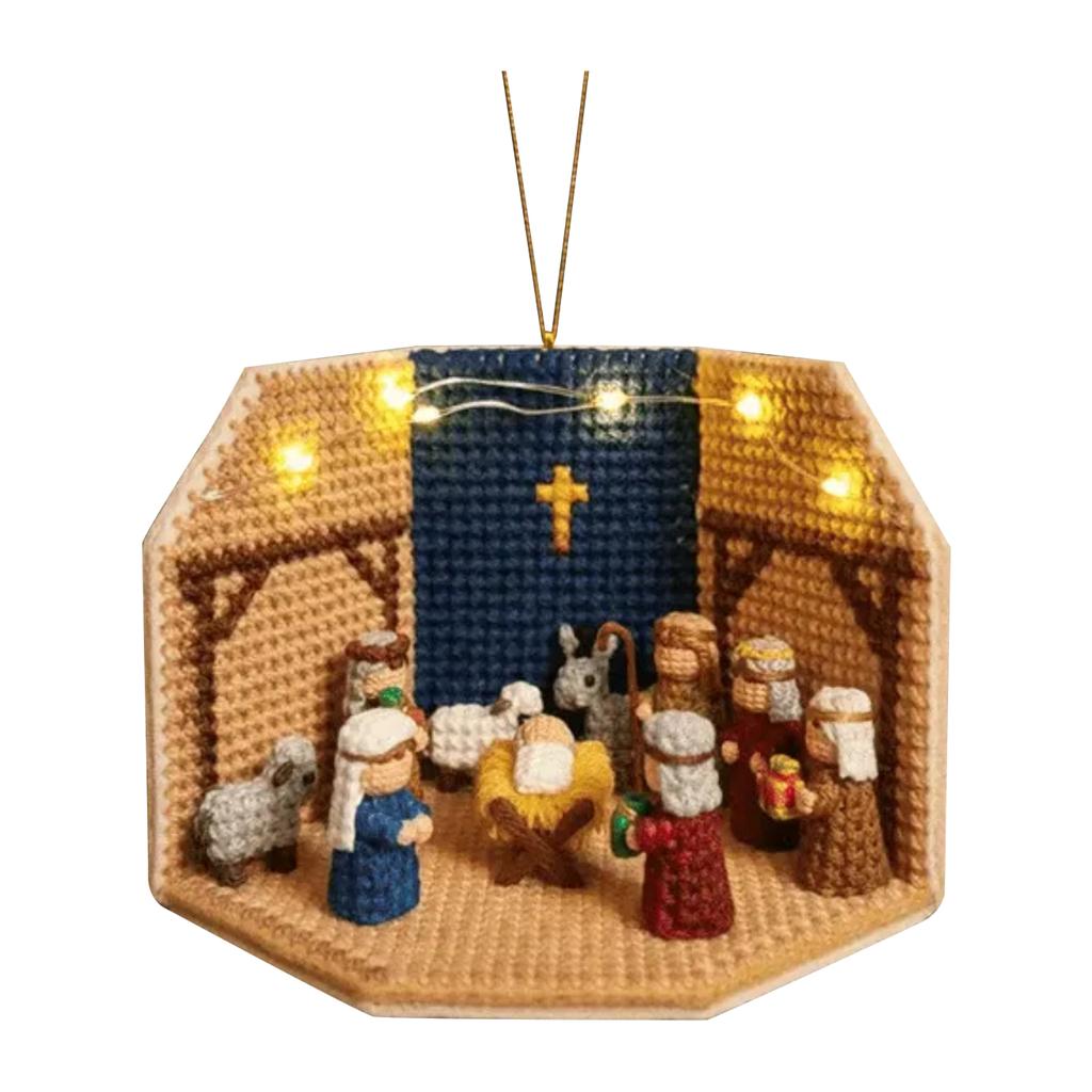 2D Flat Pendant, Christmas Tree Pendant, Home Decoration, Acrylic Pendant