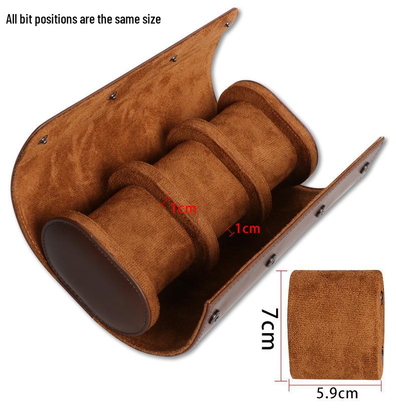 Waterproof PU Leather Watch Storage Box with 1-3 Slots - Stain-Resistant Gift Packaging