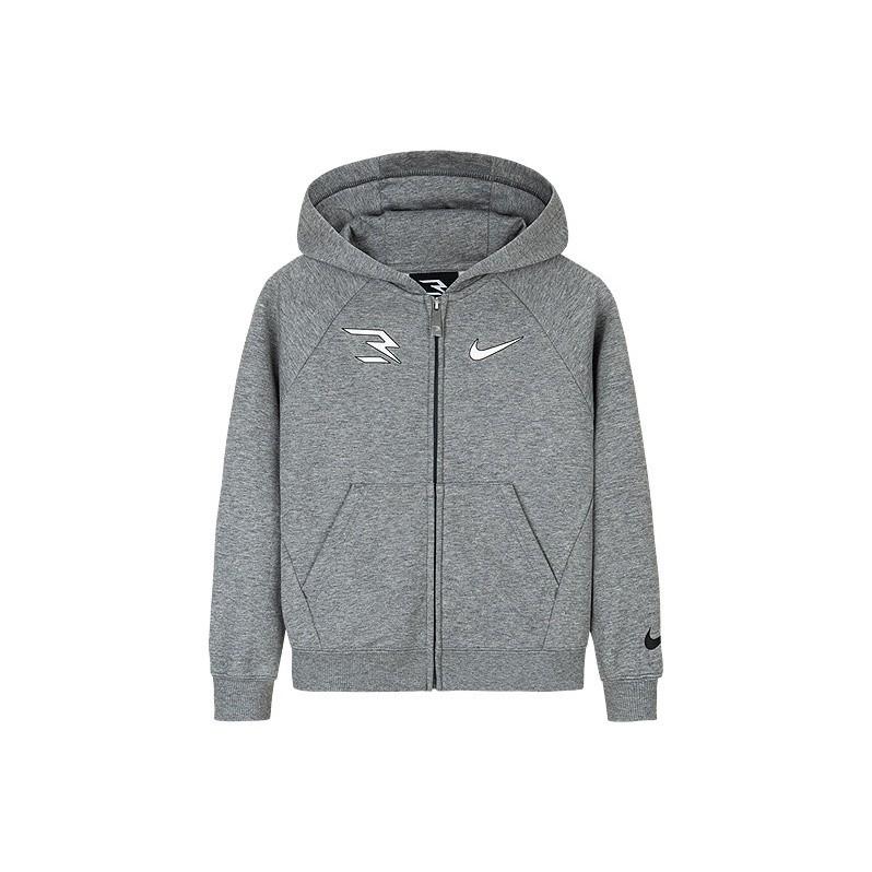 Nike casual fashion solid color versatile sweatshirt unisex gray M