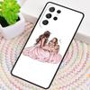 Mutter und Tochter Silikon Handyhülle Für Samsung Galaxy note 10 pro S26 S25 S24 S23 S22 S21 Plus S25Ultra Capa Cover