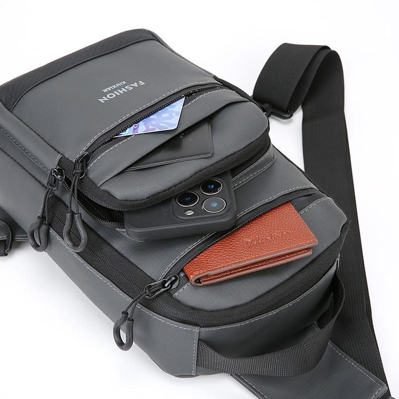 Men's Chest Bag Outdoor Shoulder Bag Large Capacity Crossbody Bag