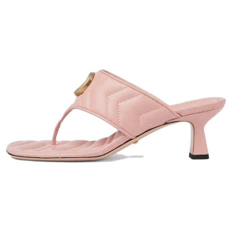 Gucci GG Flip Flops Women's Pink 776995 BKO60 5909