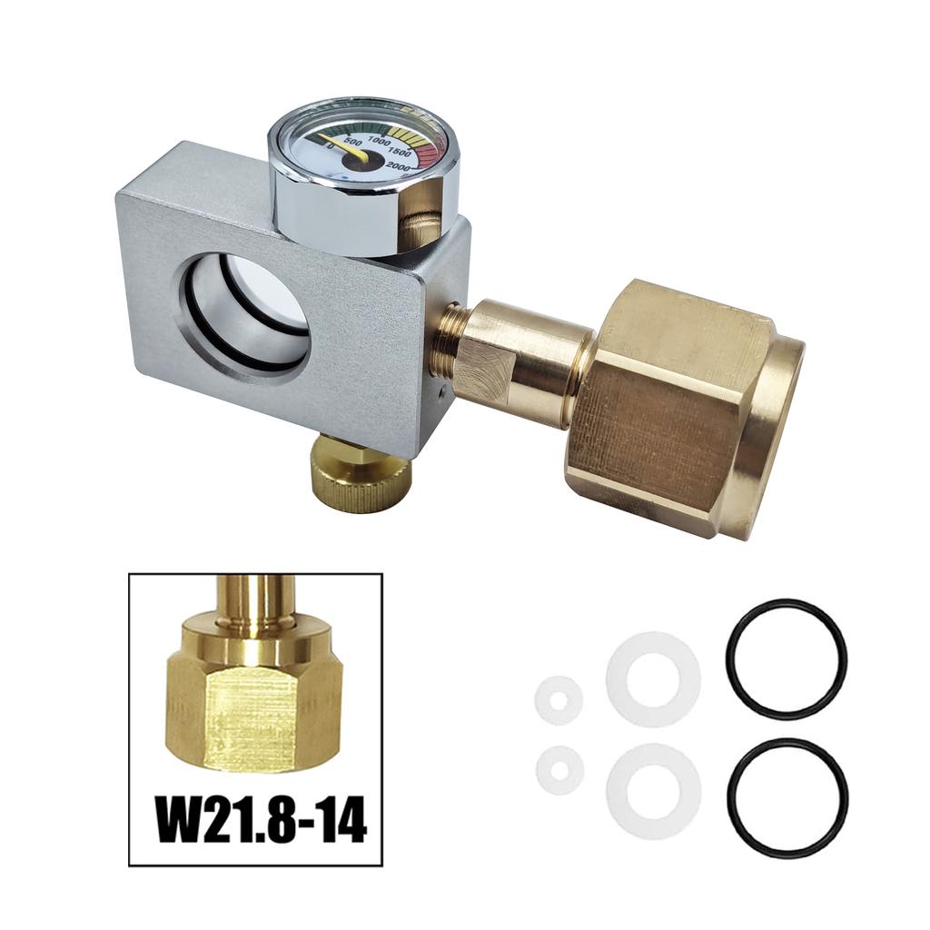 Soda Water CO2 Cylinder Adapter Carbonator Refill Fill Station for CO2 Tank Bottle Filling Replacement