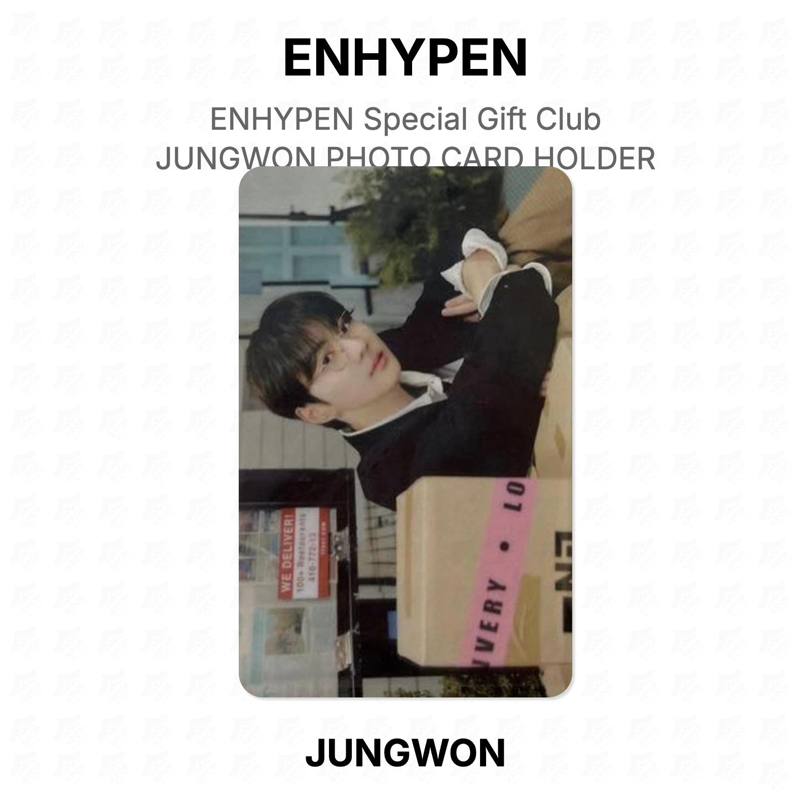 ENHYPEN ENHYPEN Special Gift Club JUNGWON PHOTO CARD HOLDER Official Photocard JUNGWON