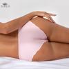 Large Size Women's Underwear Panties Ice Silk Seamless Sports Invisible Low Waist Sexy Briefs