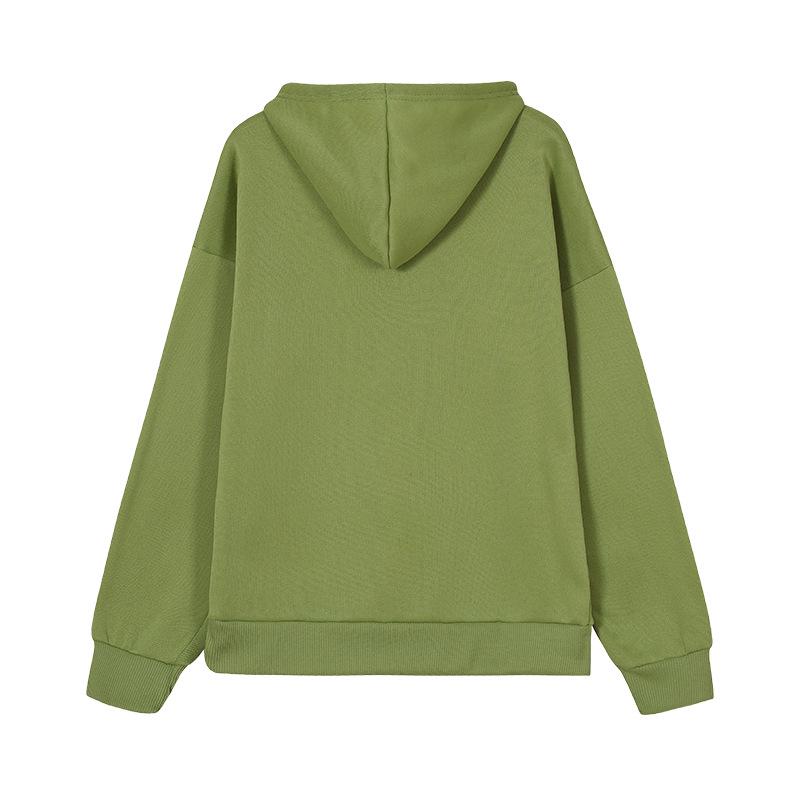 Lockerer Pullover mit Lächeldruck, Rundhalsausschnitt und langen Ärmeln