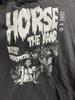 Horse the Band Black  Cotton Full Size Unisex S-5XL Unisex T-Shirt