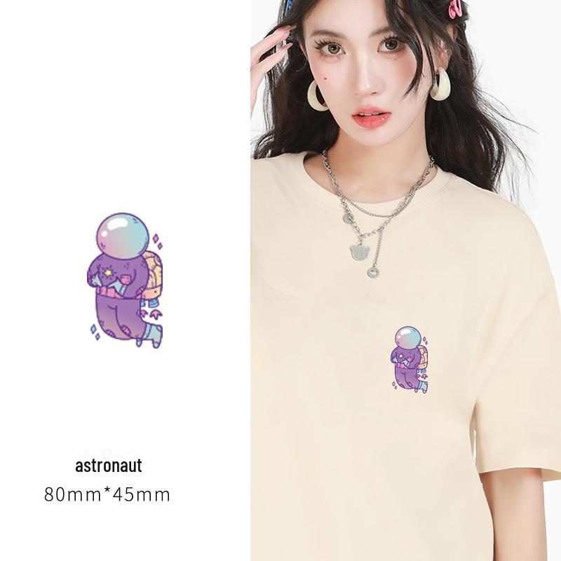 New Heat Transfer Stickers: Decorative Patterns for Couple's T-Shirts