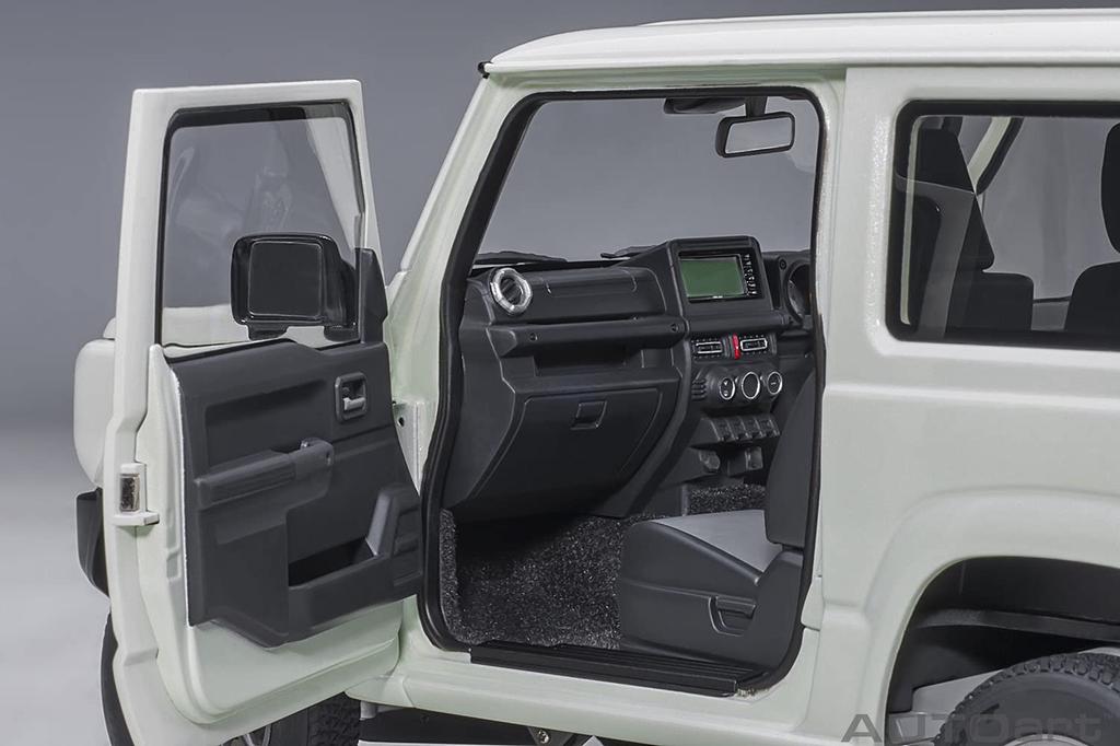 AUTOart 1/18 Scale Suzuki Jimny (JB64) White Pearl Finished Model 78505