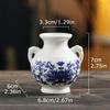 Decorations Antique Shelves Blue and White Porcelain Collect Ornaments Tabletops Ceramics Gift Small Vases Chinese Style 1PC