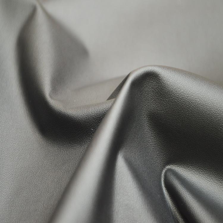 Imitación Cuero PU Tejido de Punto Elástico para Leggings Laminados de Seda de Leche