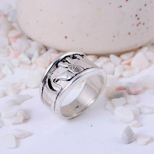 

Латунна каблучка-спінер, широка каблучка для неспокою, прикраса для медитації в стилі бохо з мішаного металу, подарунок для зняття стресу з місячним каменем у цяточку та пір ям, унісекс каблучка на великий палець 10 срібний