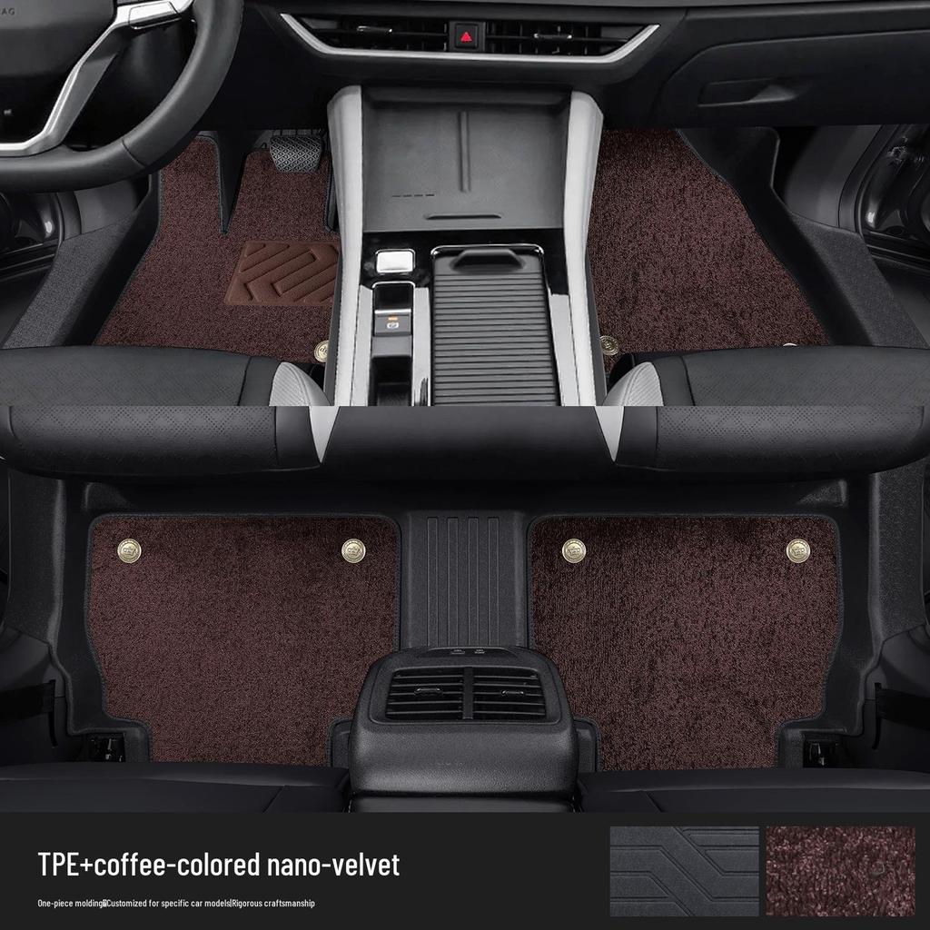 Jetta VS8 Full Coverage TPE Floor Mats - Interior Decorative Automotive Accessories