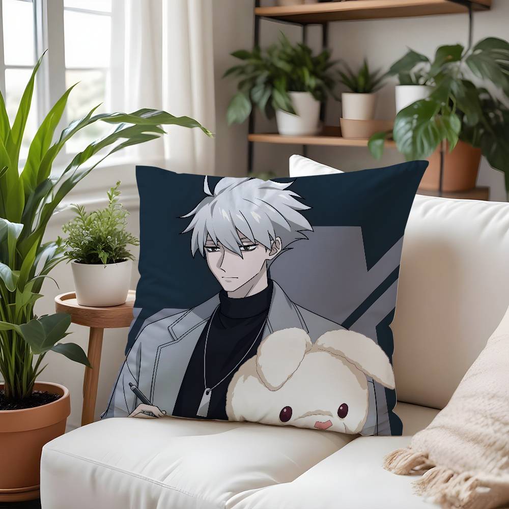 

Аниме T-TO BE HERO X Наволочка Плюшевая ткань Мягкая Наволочка Двусторонняя печать Чехол для подушки Бытовые подарки 12x12Inch