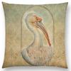 Elegant Bird Blue Whale Hedgehog Moonlight Owl Bat Bee Octopus Cushion Cover Pillow Case