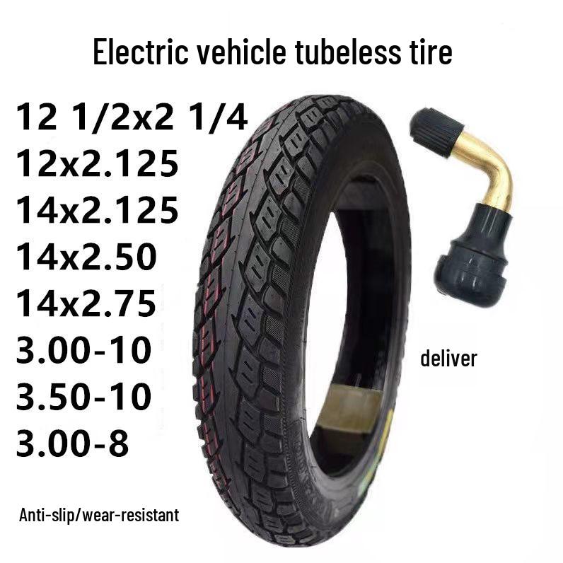 12-14 Inch Elektrisch Voertuig & Fiets Vacuümband, Maten: 14x2.125/2.50, 3.50/3.00-10