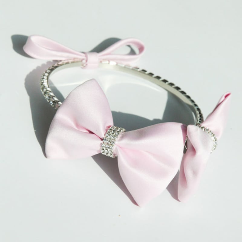 LOVUEE Ballet Rose Triple Bow Headband