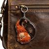 1/5Pcs Keychain Pendant 2D Printed Monkey Design Charm Bag Strap Keychain Backpack Purse Car Keys Accessory