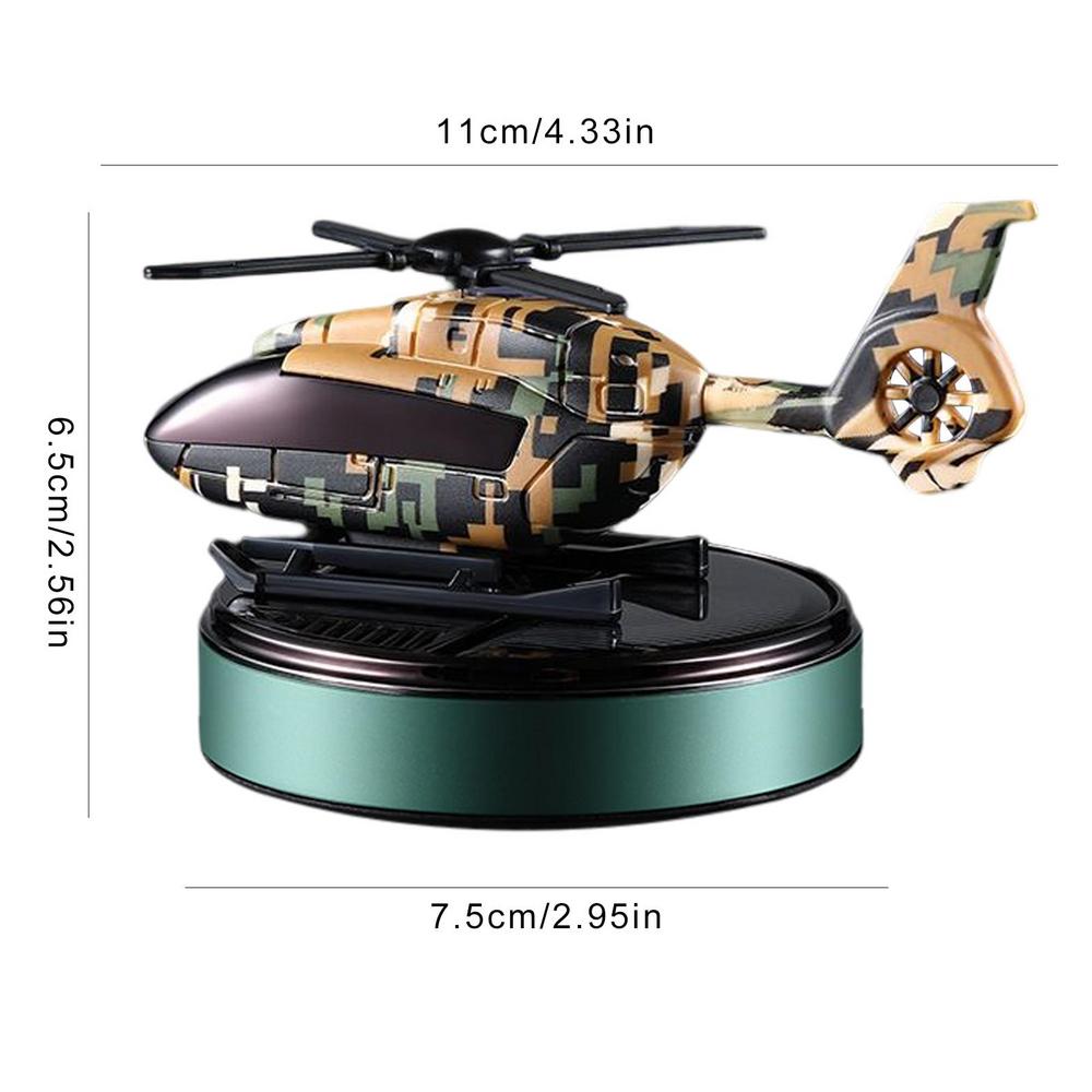 Samochodowy dyfuzor do perfum na energię słoneczną śmigłowiec helikopter zapach ozdoba odświeżacz powietrza do samochodu dyfuzor zapachowy dezodorant samochodowy