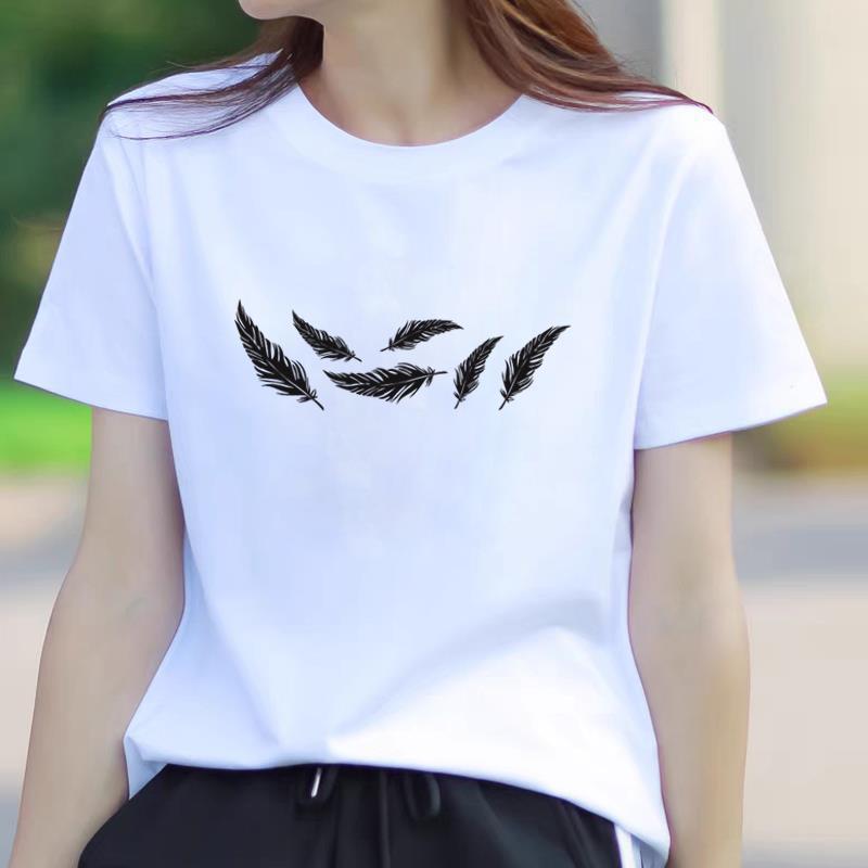 Trendy Summer Women's Short Sleeve T-Shirt - American Korean Style