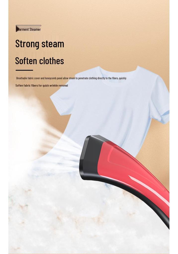 Large Capacity Vertical Garment Steamer with Anti-Scald Technology and Temperature Control for Home and Dorm Use